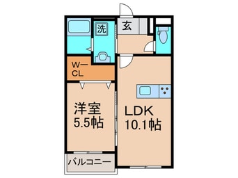 間取図 ラク－ル直方