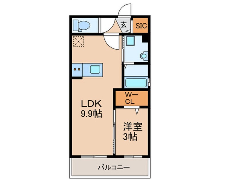 間取図 フォルモサ美野島