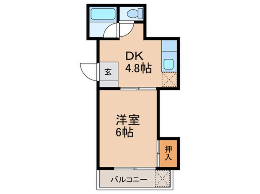 間取図 エーデル箱崎