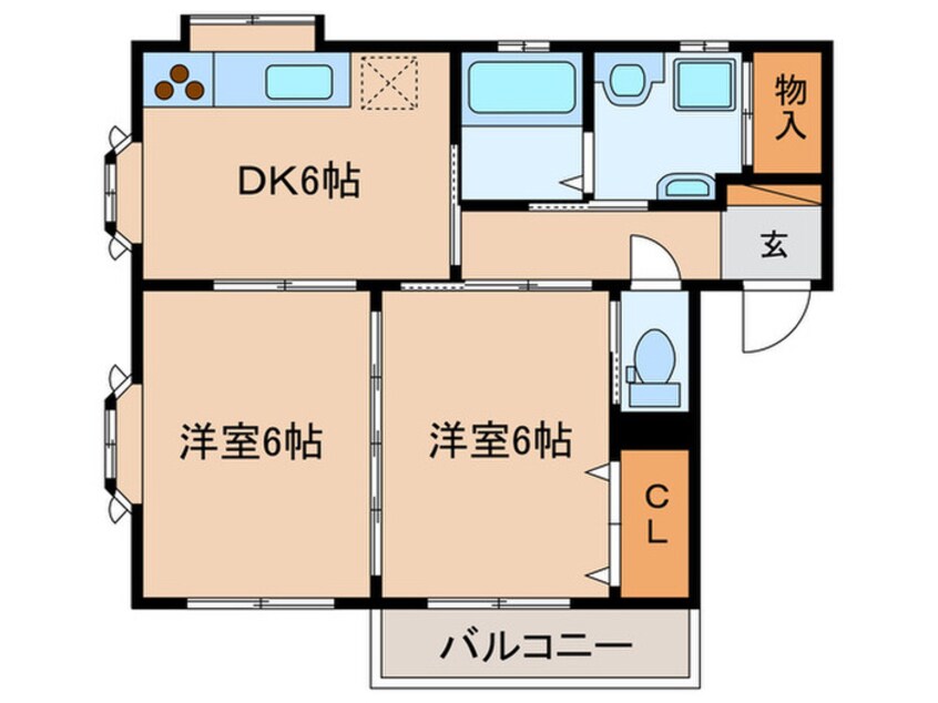 間取図 ハ－モニ－ハウス・ラ・パロマ