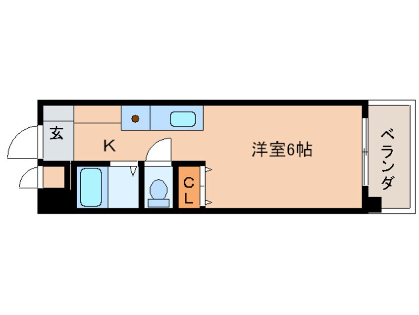 間取図 日之出ビル多の津