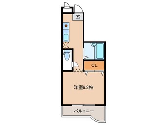 間取図 日之出ビル多の津