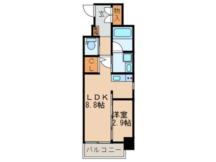 間取図 アヴァンティ祇園