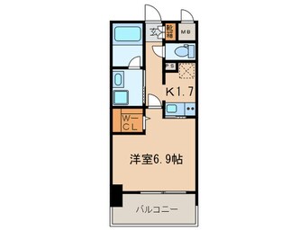 間取図 エンクレスト舞鶴Ⅱ(1402)
