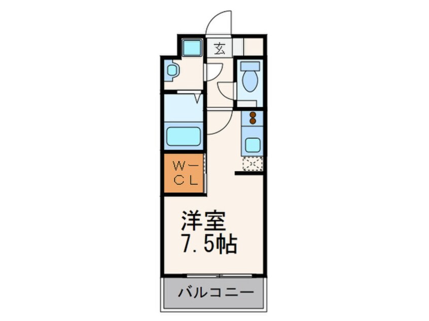 間取図 エンクレスト博多Ⅲ（1106）