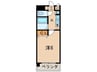 ＧＲＯＷＴＨ ＳＩ 清水１－５階 1Kの間取り