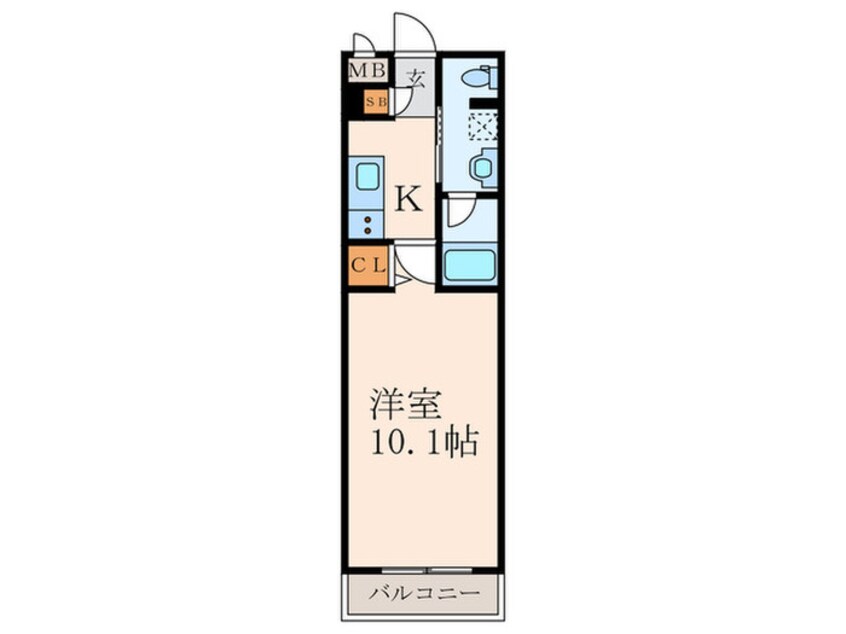 間取図 ニシコービルディング門司