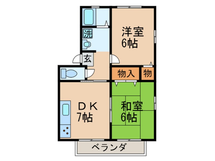 間取図 ステーブルハイツ鬼津