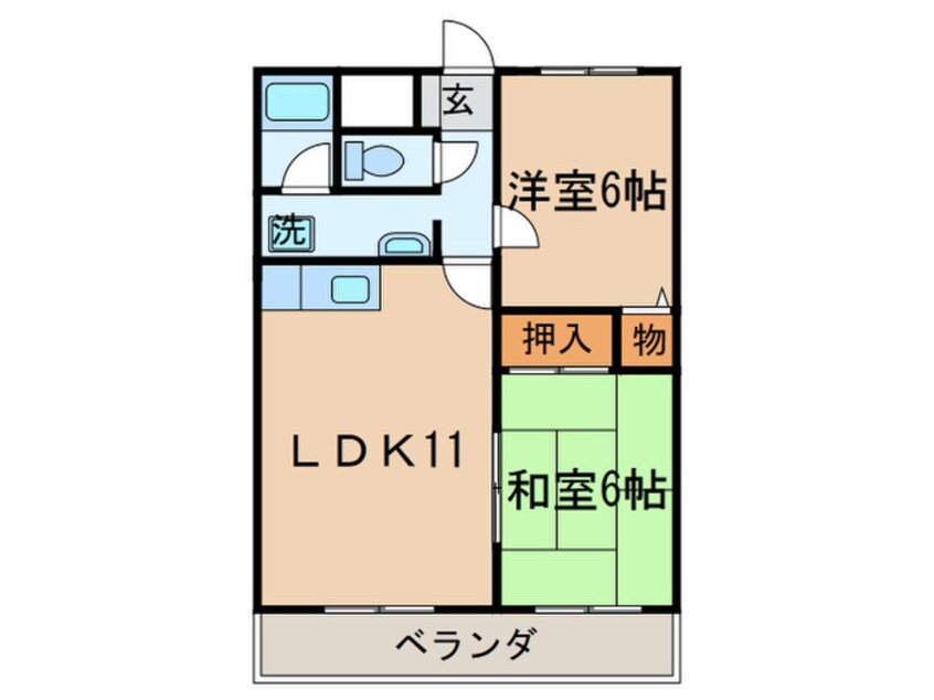 間取図 メゾン森下パ－ク