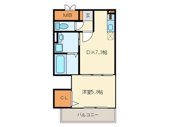 間取図 メゾンスペ－ス