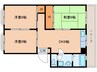 井上ﾊｲﾑ 3DKの間取り