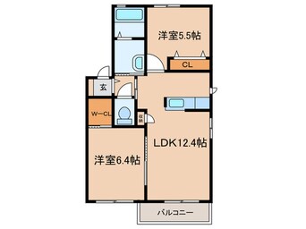 間取図 ハーティストＴ　Ａ棟