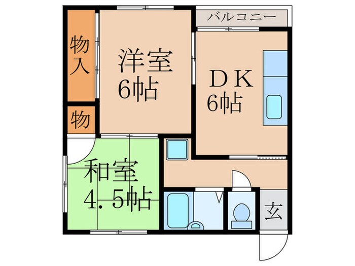 間取り図 田中アパート