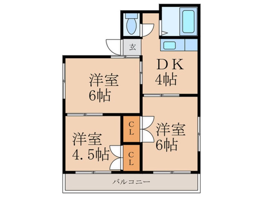 間取図 第一興産若戸ビルⅠ