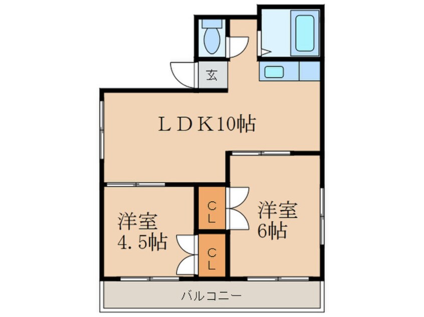 間取図 第一興産若戸ビルⅠ