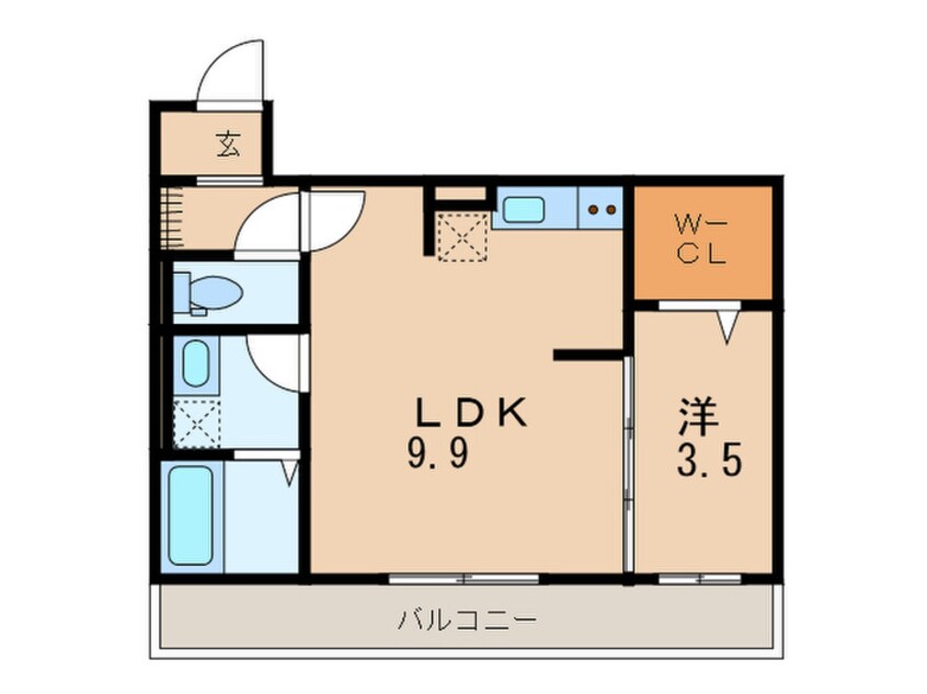 間取図 門司コートヤード