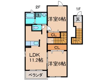 間取図 ＥＶＡＮＳ　Ⅱ