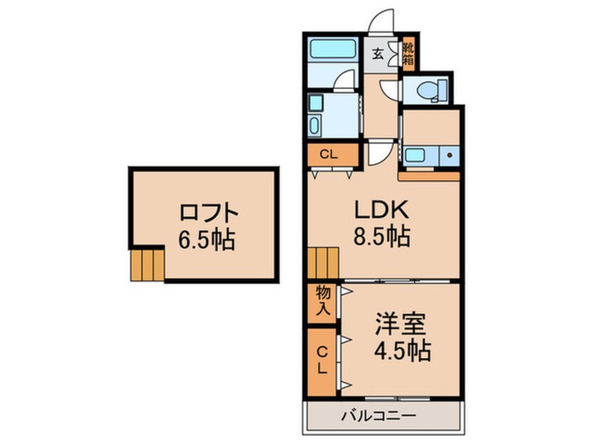 間取図 マイキャッスル須恵Ｂ棟