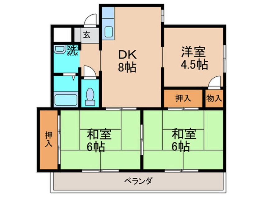 間取図 金井ビル