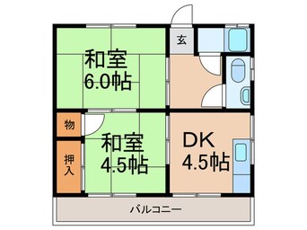 間取図 まつお荘