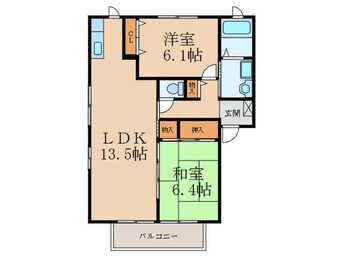 間取図 リヴ・アヴェニールＡ