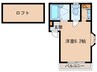 グレースももち 1Rの間取り