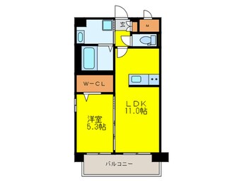 間取図 インバレッジ大野城