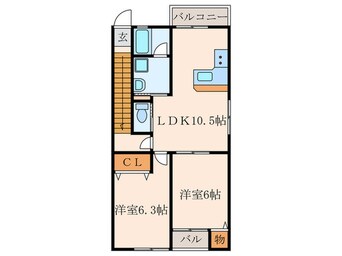 間取図 メゾンリズ