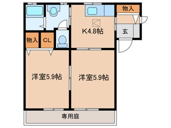 間取図 コムハウス弐番館