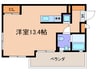 シーフォート香椎浜 1Rの間取り