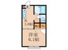 クレア－ル青山 1Kの間取り