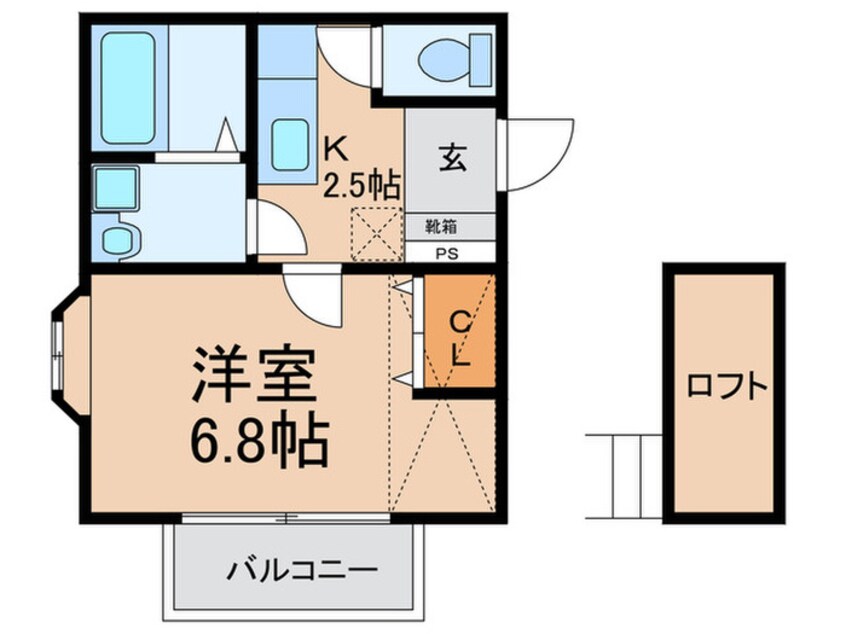 間取図 アネックス長者原Ｂ棟