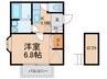 アネックス長者原Ｂ棟 1Kの間取り