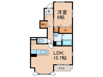 間取図 シャロ－ムＣ