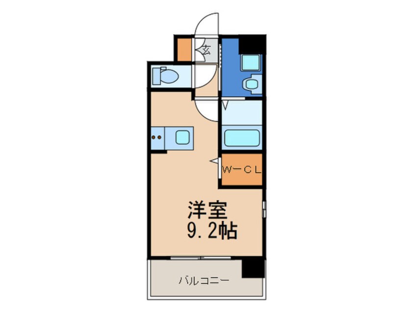 間取図 エンクレスト千早（1301）