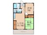 SKビル 2LDKの間取り