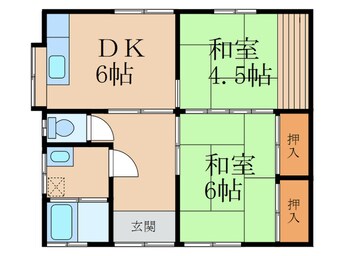 間取図 中里アパート