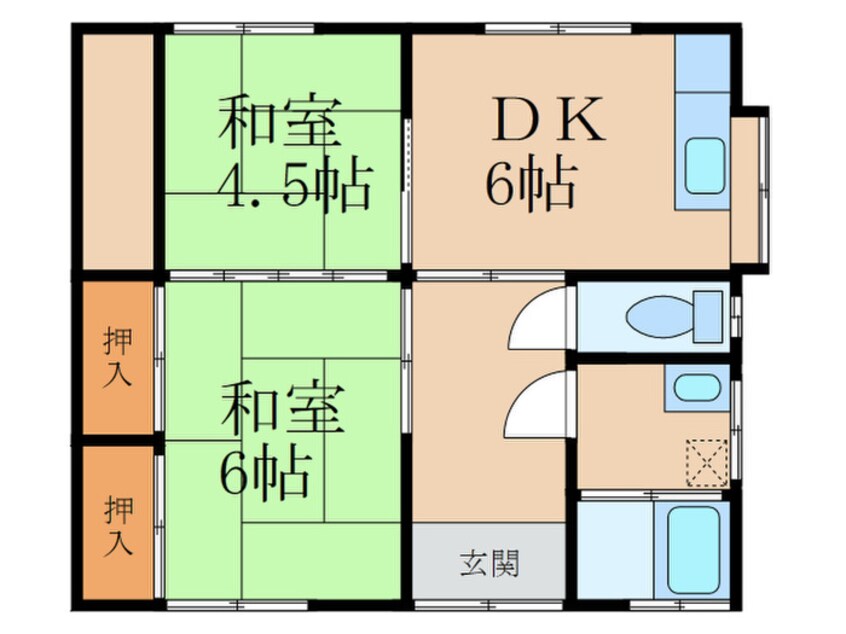 間取図 中里アパート