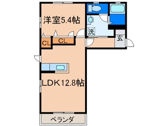 間取図 アルカンシェルＢ