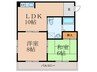 メゾンしらさぎ 2LDKの間取り