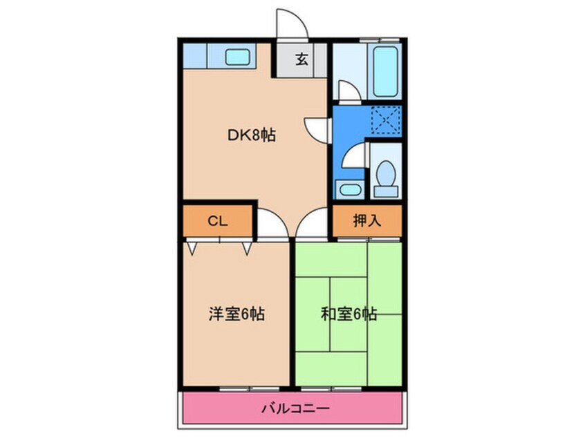 間取図 第二石川コ－ポ