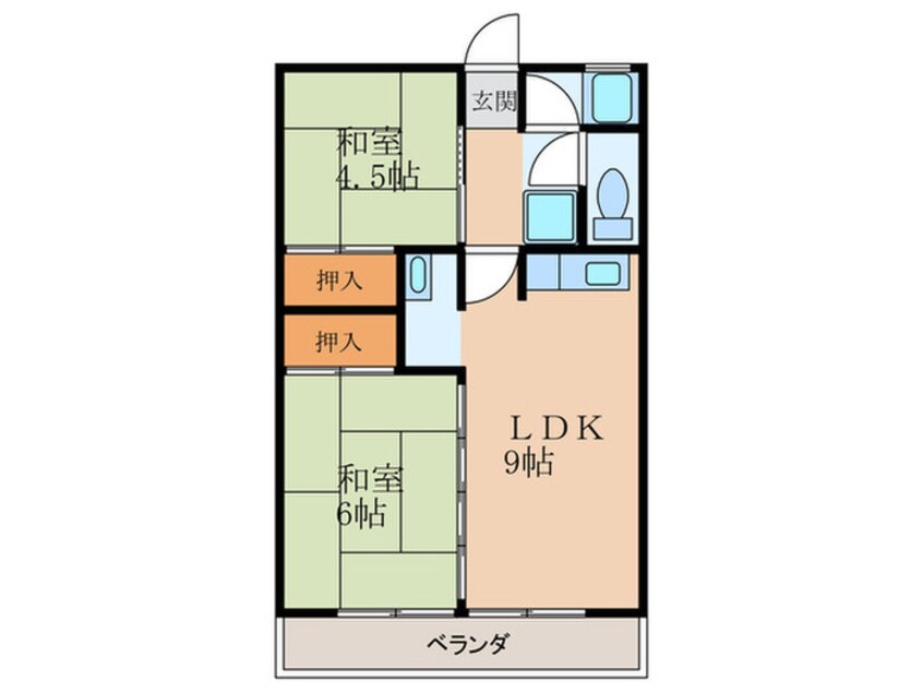 間取図 メゾン藤ノ木