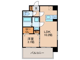 間取図 FERIO博多駅南