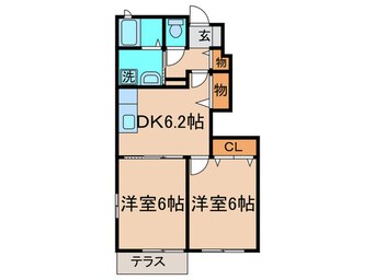 間取図 デスパシオⅠ