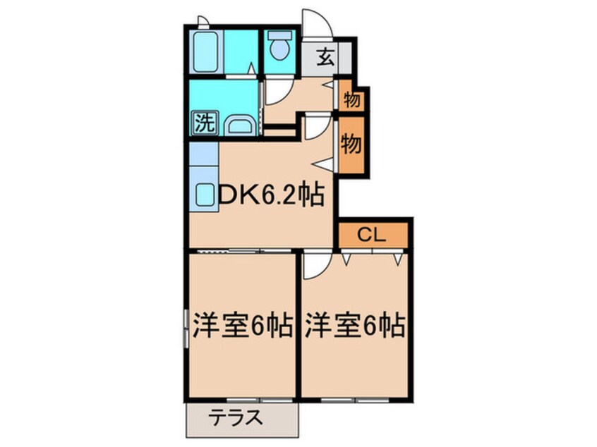 間取図 デスパシオⅠ