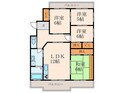 パークハイツ妙見の間取図