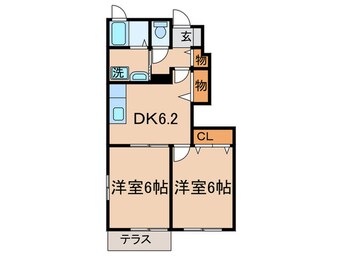 間取図 デスパシオⅢ