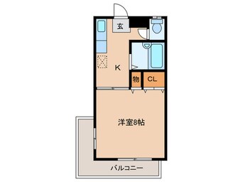 間取図 ﾍﾞﾙｴｰﾙ片江