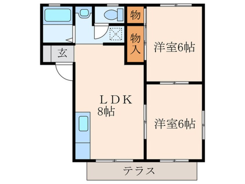 間取図 オーシャンヒルＢ棟