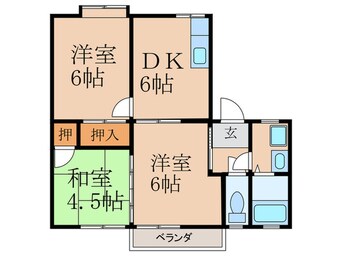 間取図 森ハイツ